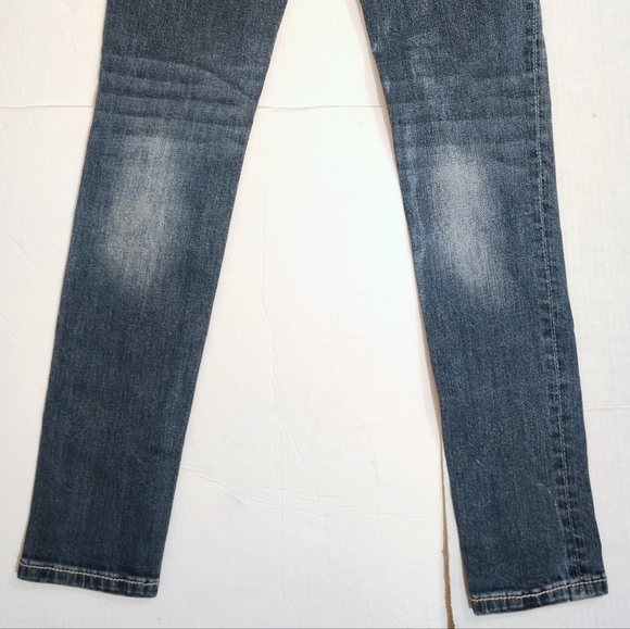 Miss Me Skinny Jeans, Blue Denim, White Wash, Hailey Skinny, Med Rise, 26 - Picture 13 of 15
